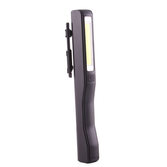 100LM High Brightness Pen Shape Work Light / Flashlight, White Light , COB LED 2-Modes with 90 Degree Rotatable Magnetic Pen Clip(Black) by buy2fix