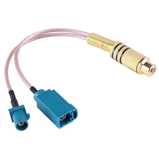 15cm RCA Female to FAKRA Male + FAKRA Z Type Female RG316 Cable with Spring - Connectors by buy2fix | Online Shopping UK | buy2fix