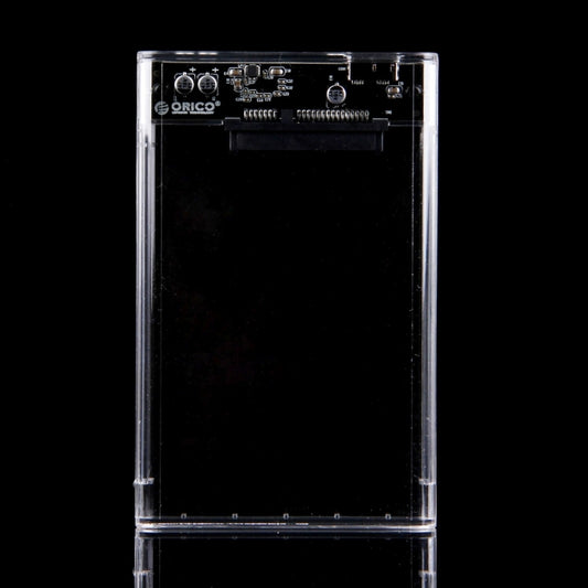 ORICO 2139U3-CR USB3.0 Transparent External Hard Disk Box Storage Case for 9.5mm 2.5 inch SATA HDD / SSD by ORICO