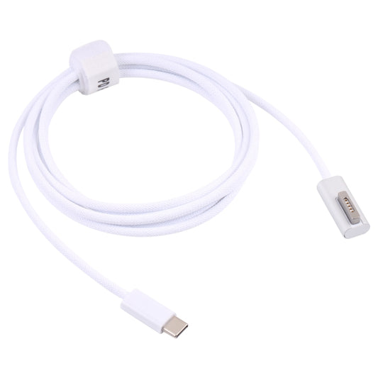 45W / 60W / 65W / 85W 5 Pin MagSafe 2 (T-Shaped) to USB-C / Type-C PD Charging Cable(White) by buy2fix