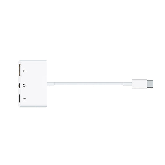 3 in 1 USB-C / Type-C Male to Type-C + USB + 3.5mm Female OTG Adapter by buy2fix