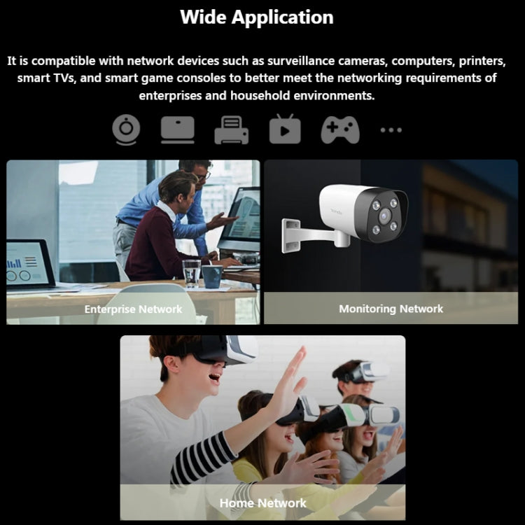 Tenda SG108M All Gigabit Ports High-speed Network 8-Port Ethernet Switch 1000Mbps Fast LAN HUB by Tenda