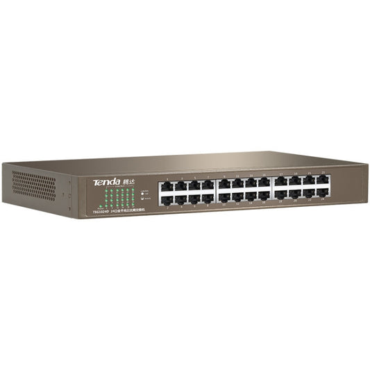 Tenda TEG1024D Desktop v7.0 24-Port Gigabit Ethernet Switch 6KV Lightning Protect by Tenda