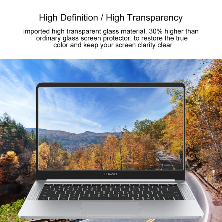 9H Laptop Screen Tempered Glass Protective Film for Huawei MateBook 14 inch - Others by buy2fix | Online Shopping UK | buy2fix