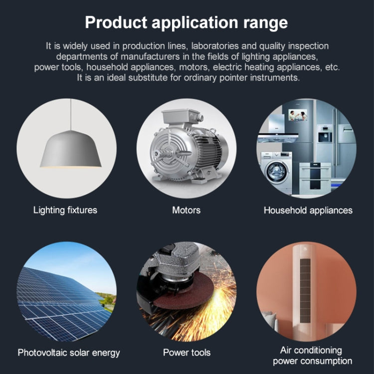 DCUU PM9800 Intelligent Electrical Parameters Measuring Instrument, Basic Edition (US Plug) by buy2fix