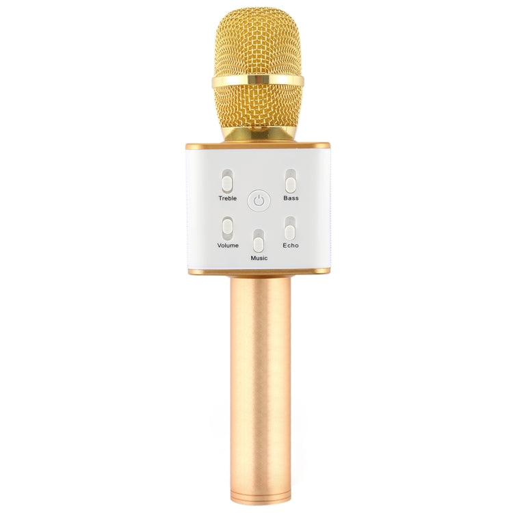 SDRD SD-08 Double Speakers High Sound Quality Handheld KTV Karaoke Recording Bluetooth Wireless Condenser Microphone(Gold) - Microphone by buy2fix | Online Shopping UK | buy2fix