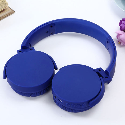 MDR-XB650BT Headband Folding Stereo Wireless Bluetooth Headphone Headset, Support 3.5mm Audio Input & Hands-free Call(Blue) by buy2fix
