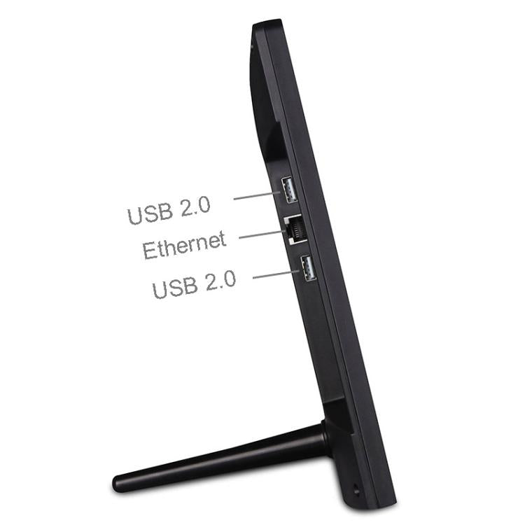 HSD-P537 Touch Screen All in One PC with Holder, 4GB+32GB, 15.6 inch Android 14 RK3576S Octa Core (Black) - All in One PC by buy2fix | Online Shopping UK | buy2fix