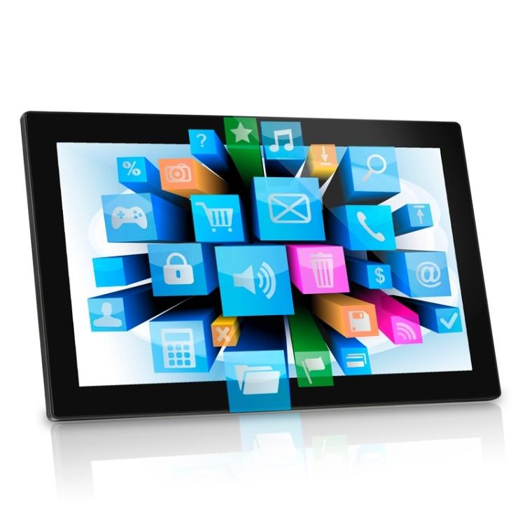 HSD-P514 18.5 inch LCD Touch Screen All in One PC with Holder, 2GB+16GB, Android 11 RK3568 Quad Core (Black) - All in One PC by buy2fix | Online Shopping UK | buy2fix