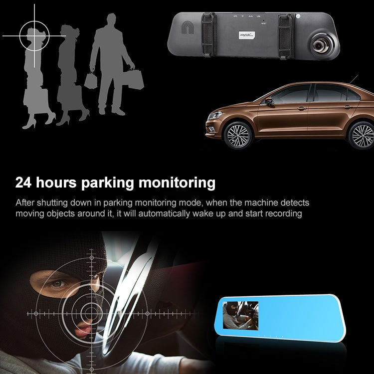 Anytek N8 1080P 4.5 inch IPS Screen Car DVR Driving Recorder - Car DVRs by Anytek | Online Shopping UK | buy2fix