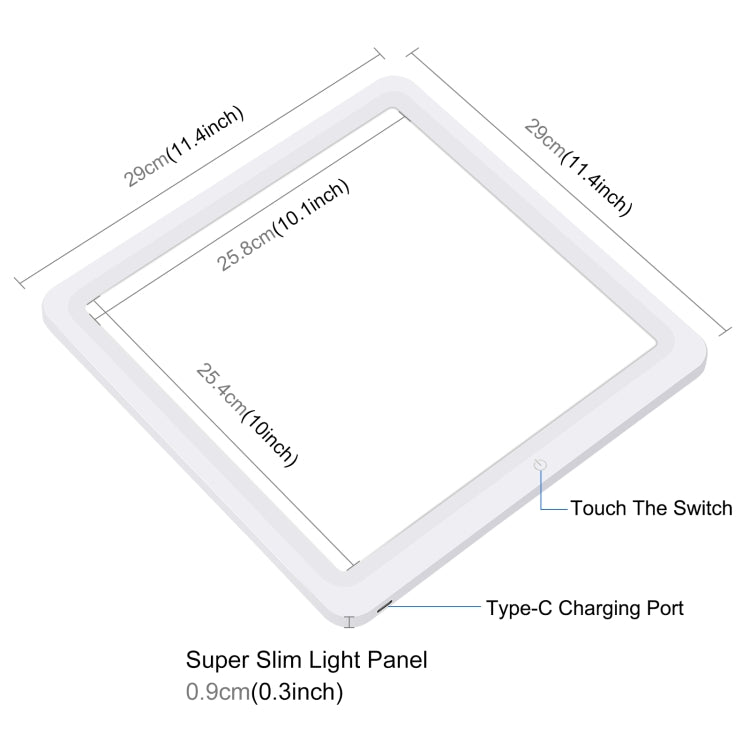 PULUZ 30cm Folding Ring Light Board Photo Lighting Studio Shooting Tent Box Kit Box with Shadowless Light Panel - by PULUZ | Online Shopping UK | buy2fix