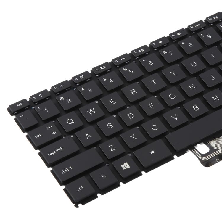 For HP Pavilion X360 14S-DK 14S-DP 14S-DQ 14S-CR 14s-CF 14-CE 14-CF 14S-DF/DK 14-CK 14-CD 14-CM 14S-DR 14S-fr US Version Keyboard with Backlight (Black) - Replacement Keyboards by buy2fix | Online Shopping UK | buy2fix