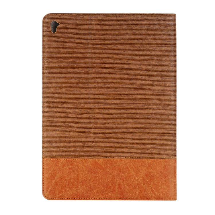 Cross Texture Horizontal Flip Leather Case with Holder & Card Slots & Wallet for iPad Pro 9.7 inch(Brown) - iPad Pro 9.7 inch Cases by buy2fix | Online Shopping UK | buy2fix