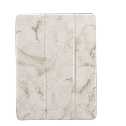 Marble Texture Pattern Horizontal Flip Case for iPad 9.7 (2018) , with Three-folding Holder & Pen Slots(Grey) - iPad 9.7 (2018) & (2017) Cases by buy2fix | Online Shopping UK | buy2fix