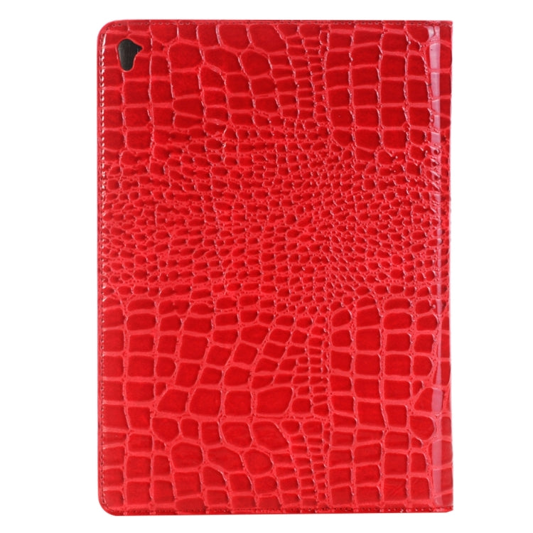 Crocodile Texture Horizontal Flip Leather Case with Holder & Card Slots & Wallet for iPad Pro 9.7 inch(Red) - iPad Pro 9.7 inch Cases by buy2fix | Online Shopping UK | buy2fix