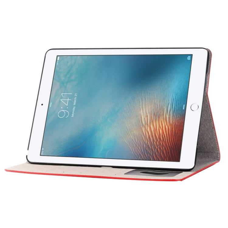 Crocodile Texture Horizontal Flip Leather Case with Holder & Card Slots & Wallet for iPad Pro 9.7 inch(Red) - iPad Pro 9.7 inch Cases by buy2fix | Online Shopping UK | buy2fix