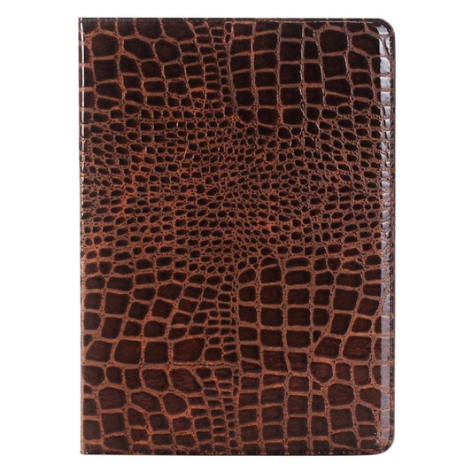 Crocodile Texture Horizontal Flip Leather Case with Holder & Card Slots & Wallet for iPad Pro 9.7 inch(Brown) - iPad Pro 9.7 inch Cases by buy2fix | Online Shopping UK | buy2fix