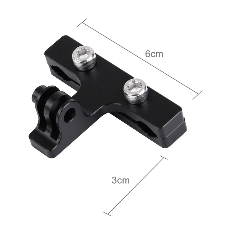PULUZ Aluminium Alloy Bike Seat Cushion Mount for GoPro, Insta360, DJI and Other Action Cameras(Black) - Bicycle Handlebar Mount by PULUZ | Online Shopping UK | buy2fix