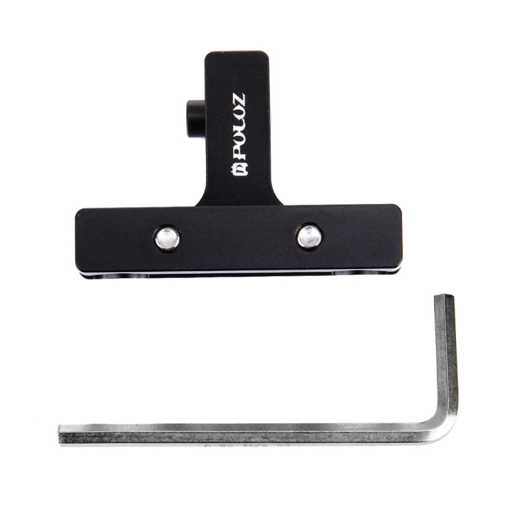 PULUZ Aluminium Alloy Bike Seat Cushion Mount for GoPro, Insta360, DJI and Other Action Cameras(Black) - Bicycle Handlebar Mount by PULUZ | Online Shopping UK | buy2fix