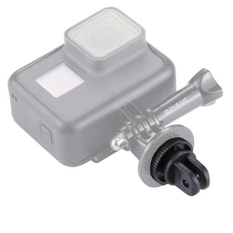 PULUZ Mini Size 1/4 inch Screw Tripod Mount Adapter for GoPro, Insta360, DJI and Other Action Cameras, 3.9mm Diameter Screw Hole, 2.2cm Diameter by PULUZ