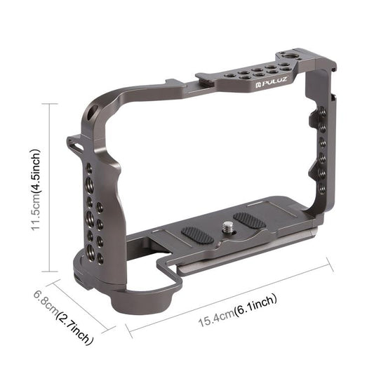 PULUZ Video Camera Cage Stabilizer for Canon EOS R5 / R5C / EOS R6 / R6 II, without Handle(Bronze) by PULUZ