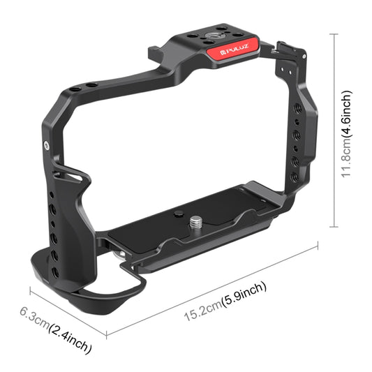 For Nikon Z6III / Z6II PULUZ Metal Camera Cage Stabilizer Rig (Black) - Camera Cage by PULUZ | Online Shopping UK | buy2fix