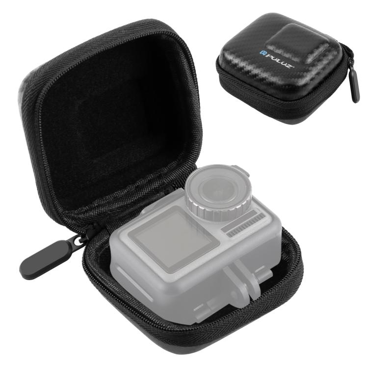 PULUZ Mini Portable Carbon Fiber Storage Bag for GoPro HERO13 Black /12 Black /11 Black /10 Black /9 Black and other Similar Size Cameras - Case & Bags by PULUZ | Online Shopping UK | buy2fix