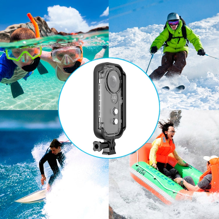 PULUZ 30m Underwater Waterproof Housing Protective Case for Insta360 ONE X, with Buckle Basic Mount & Screw - Mount & Holder by PULUZ | Online Shopping UK | buy2fix
