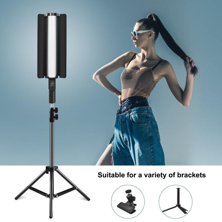 PULUZ 190 LEDs Photo Handheld Stick Light Full Color RGB Fill Light with Barndoor - by PULUZ | Online Shopping UK | buy2fix