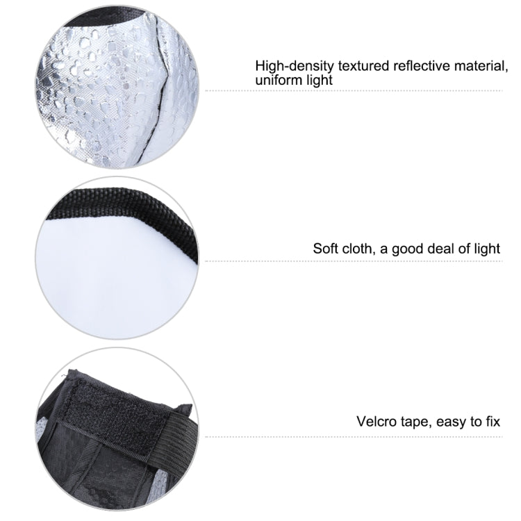 PULUZ 20cm Octangle Style Foldable Soft Flash Light Diffuser Softbox - by PULUZ | Online Shopping UK | buy2fix