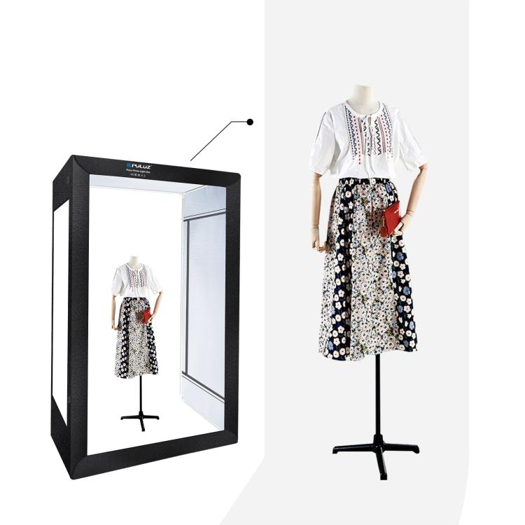 PULUZ 2m 240W 5500K Photo Light Studio Box Kit for Clothes / Adult Model Portrait(AU Plug) - by PULUZ | Online Shopping UK | buy2fix