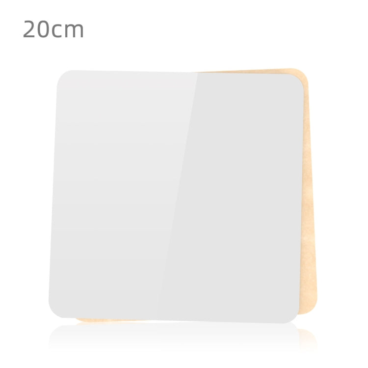 PULUZ 20cm Photography Acrylic Reflective Display Table Background Board(White) - by PULUZ | Online Shopping UK | buy2fix