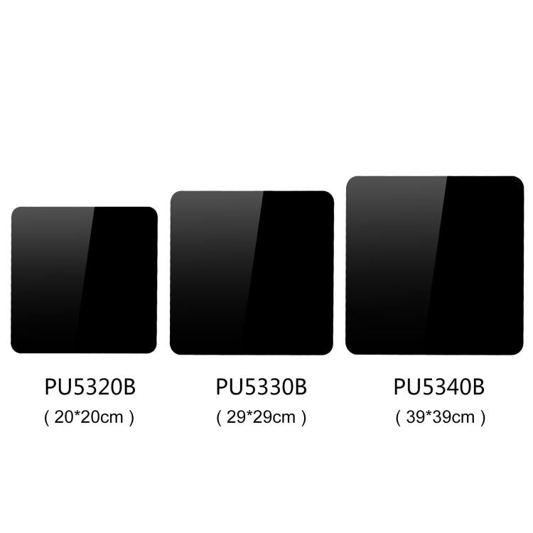 PULUZ 39cm Photography Acrylic Reflective Display Table Background Board(Black) - by PULUZ | Online Shopping UK | buy2fix
