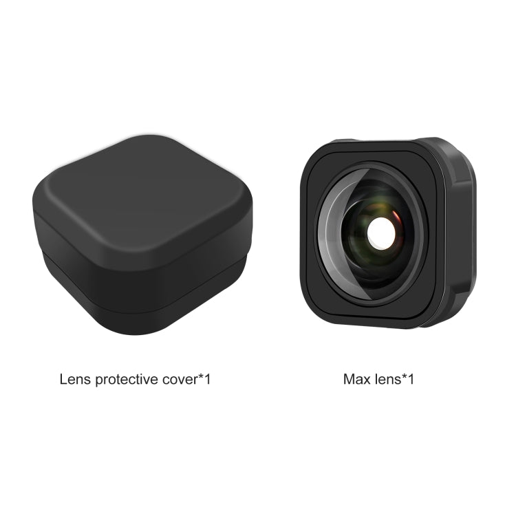 PULUZ Max Lens Mod Wide Angle Lens for GoPro Hero13 Black / Hero12 Black / Hero11 Black / HERO10 Black / HERO9 Black(Black) by PULUZ