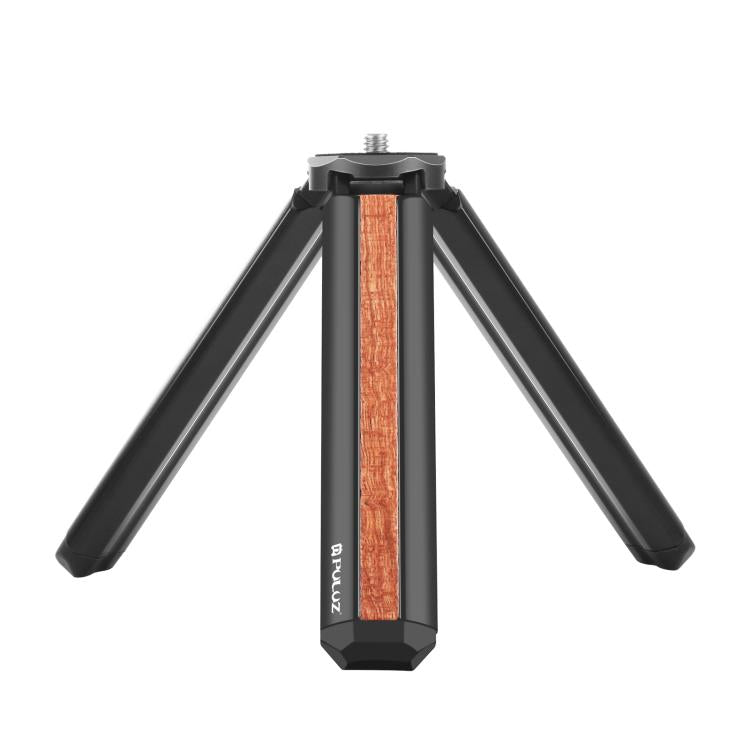 PULUZ Inlaid Wood Desktop Vlogging Live Tripod Holder (Black) - Tripods by PULUZ | Online Shopping UK | buy2fix