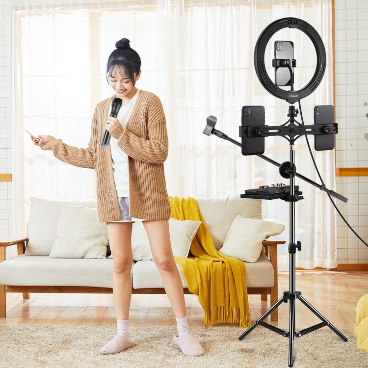 PULUZ Upgrade Version Live Tripod Sound Card Tray, Size: 27 x 20.6cm (Black) - Stand by PULUZ | Online Shopping UK | buy2fix