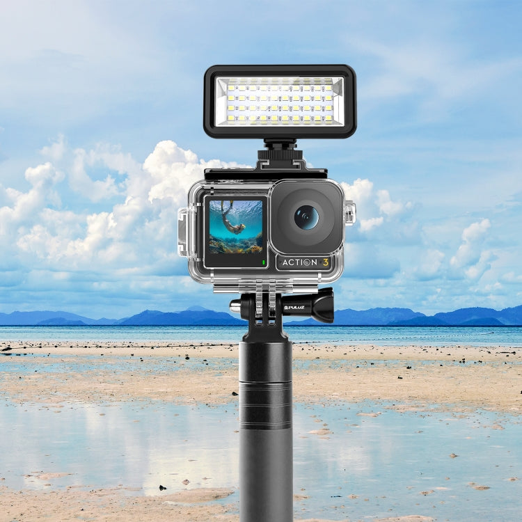 PULUZ 40 LEDs 40m Diving Waterproof Fill Light Camera Video Photo Studio Light (Black) - by PULUZ | Online Shopping UK | buy2fix