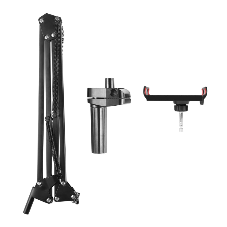 PULUZ Live Broadcast Desktop Articulating Arm Holder with Tablet Clamp (Black) by PULUZ