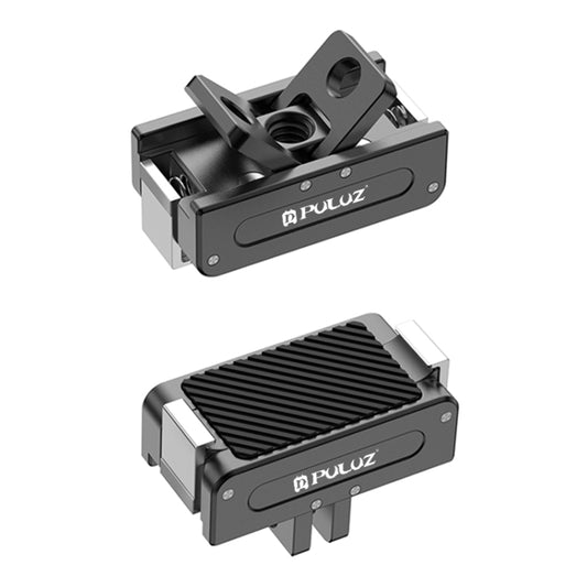 For DJI Osmo Action 5 Pro / 4 / 3 / Osmo 360 PULUZ Magnetic Quick Release Metal Base (Black) - Mount & Holder by PULUZ | Online Shopping UK | buy2fix