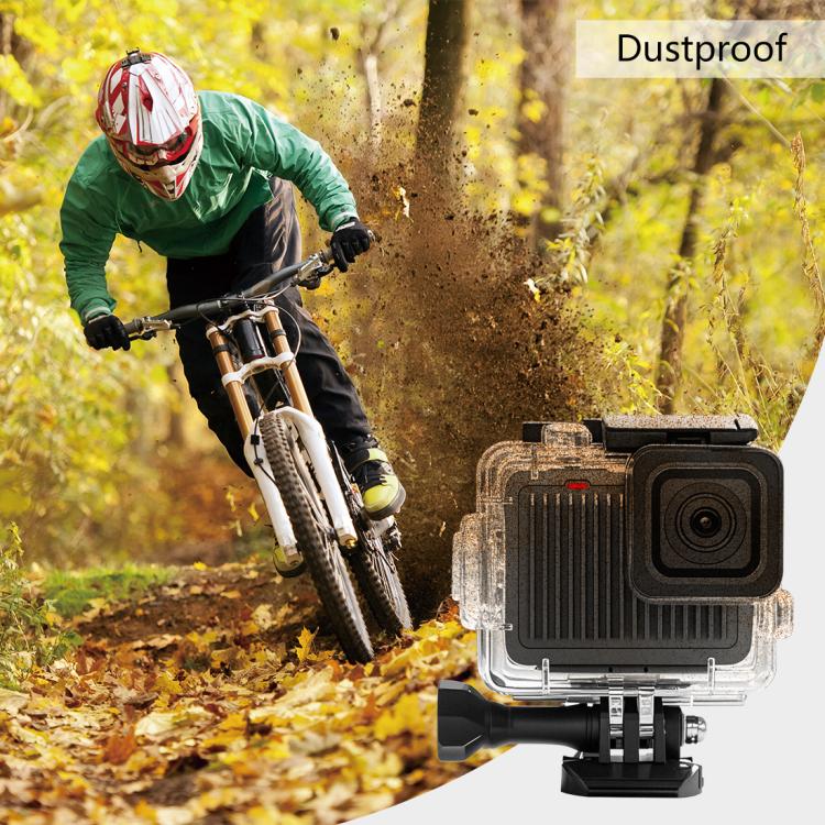 For GoPro HERO 4K 2024 PULUZ 60m / 196ft Waterproof Housing Protective Case with Buckle Basic Mount & Screw (Transparent) - Waterproof Cases by PULUZ | Online Shopping UK | buy2fix