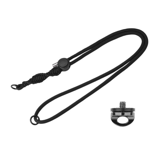 PULUZ Sports Camera Lanyard Long Adjustable Anti-lost Rope for DJI OSMO Pocket 3 / Insta360 X5 (Black) - by PULUZ | Online Shopping UK | buy2fix