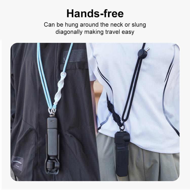 PULUZ Sports Camera Lanyard Long Adjustable Anti-lost Rope for DJI OSMO Pocket 3 / Insta360 X5 (Blue) - by PULUZ | Online Shopping UK | buy2fix