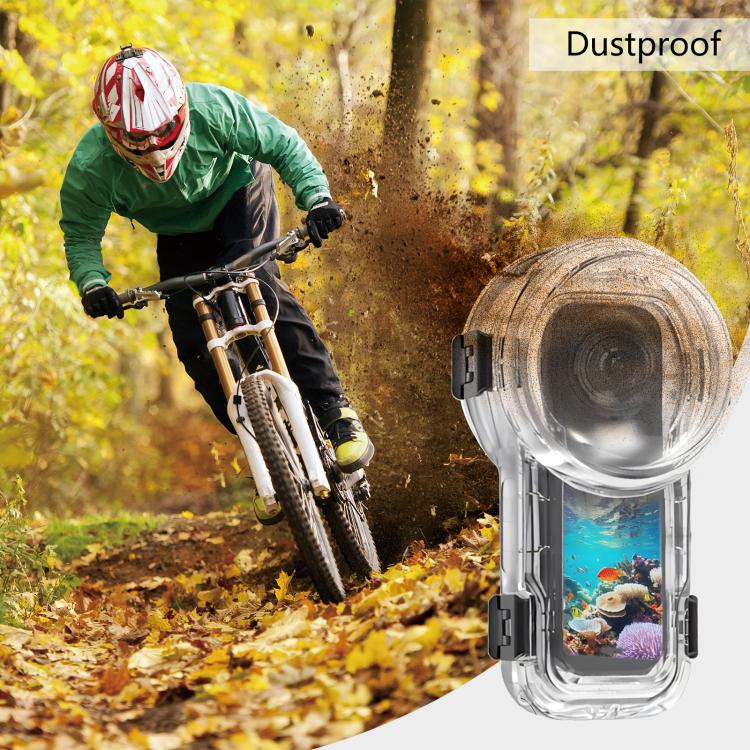 For Insta360 X5 PULUZ Quick Release 60m Waterproof Sealed Diving Case (Transparent) - Case & Bags by PULUZ | Online Shopping UK | buy2fix