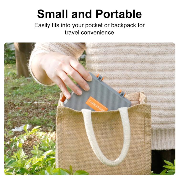 For DJI Osmo Action 5 Pro / 4 / 3 PULUZ Waterproof Hard Carrying Suitcase Outdoor Protective Storage Box (Orange) - Case & Bags by PULUZ | Online Shopping UK | buy2fix