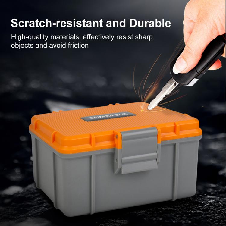 For DJI Osmo Action 5 Pro / 4 / 3 PULUZ Waterproof Hard Carrying Suitcase Outdoor Protective Storage Box (Grey) - Case & Bags by PULUZ | Online Shopping UK | buy2fix