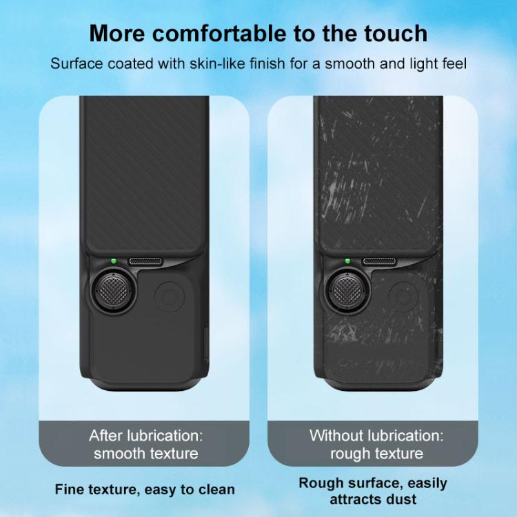 For DJI OSMO Pocket 3 PULUZ 6 in 1 Body Lens Handle Screen Mic Silicone TPU Cover (Yellow) - Case & Bags by PULUZ | Online Shopping UK | buy2fix
