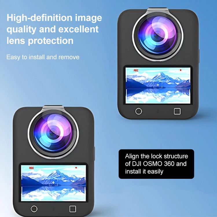 For DJI Osmo 360 PULUZ Lens Guard PC Protective Cover (Transparent) - Case & Bags by PULUZ | Online Shopping UK | buy2fix