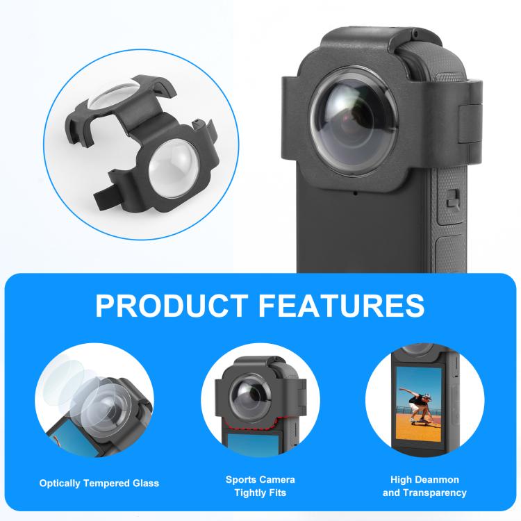 For Insta360 X3 PULUZ Lens Guard Protective Cover - Len Accessories by PULUZ | Online Shopping UK | buy2fix