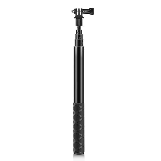 PULUZ 110cm Metal Selfie Stick Monopod with Invisible Adapter Base & Screw for Insta360 One RS / X2 / X3 / X4 / DJI Osmo 360 - Self Monopod Grip by PULUZ | Online Shopping UK | buy2fix