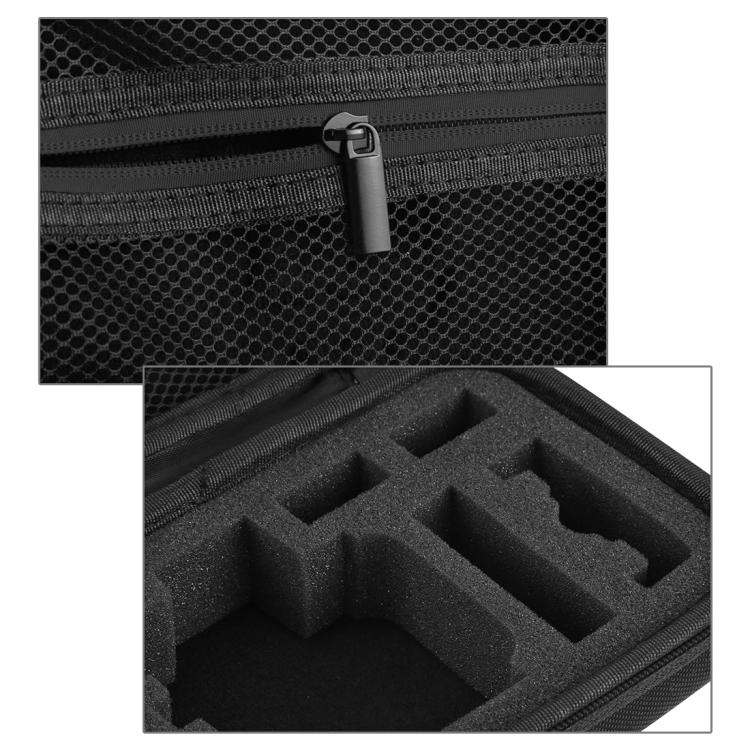 PULUZ Waterproof Carrying and Travel Case for GoPro, DJI Osmo Action and other Sport Cameras Accessories, Small Size: 16cm x 12cm x 7cm(Black) - Carry Cases by PULUZ | Online Shopping UK | buy2fix